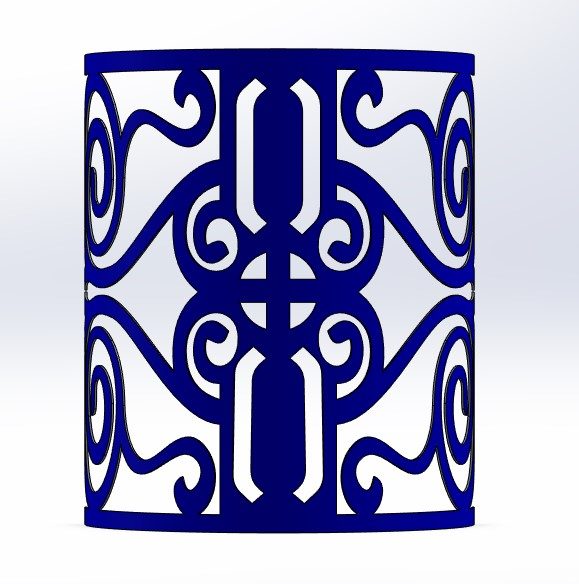 ANTIQUE laser-cut lighting pattern