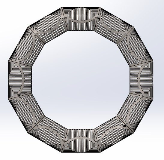 DECO laser-cut lighting pattern